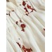 Vintage Floral Tie-Back Beach Dress
