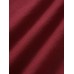 Wine Red V Neck Plaeted Beach Dress
