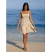 Floral Strap Beach Dress