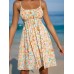 Floral Strap Beach Dress