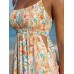 Floral Strap Beach Dress