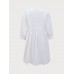 White Linen Cover-up Dress