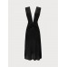 Black V Neck Beach Dress