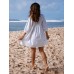 White Linen Cover-up Dress