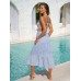 Light Blue Midi Beach Dress